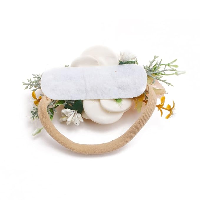 Baby Girl Headbands Nylon Flower Elastic Hairbands 3pcs Hair Accessories Gift for Newborn Infant Toddlers