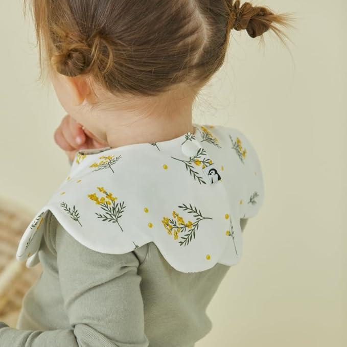 Konny Baby Bibs 3/5/7-Pack Set, 360 ° Rotate, Soft and Absorbent Bandana Drooling for Boys Girls baby Essentials