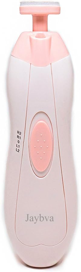 Replacement Pads for Electric Baby Nail Trimmer Grinding Heads Polish Disc for Standard Nail File Clippers Filer Cutter Grooming Kit Pink Base 6PCS