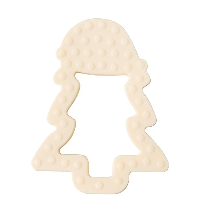 Jimibaby Christmas Teether - Teething Toy for Baby Boys & Girls, Ideal Stocking Stuffer, Comes with Gift Package (Christmas Hat)