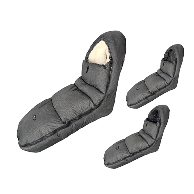 CozyMe Stroller Footmuff - Adjustable Winter Stroller Blanket Evolution for Toddler, Multi Purpose Fleece Lined Warm Hooded Bunting Bag for Baby, Water Repellent | (6M - 4T)