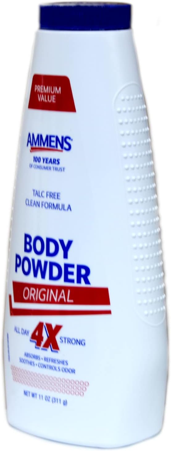 Ammens Original Powder, Talc Free Formula, 11 Ounces Each (Value Pack of 3)
