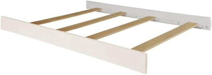 Full-Size Conversion Kit Bed Rails for Sorelle Convertible Cribs - Solid Wood Rail - Toddler and Adult Bed Rail for Full-Size Beds - Essential Nursery & Baby Furniture (Model #221, White)