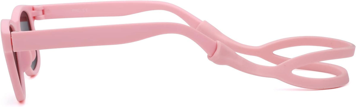 COASION Bendable Flexible Polarized Newborn Baby Sunglasses with Silicon Strap for Infant Boys Girls Age 0-12 Months CA9042