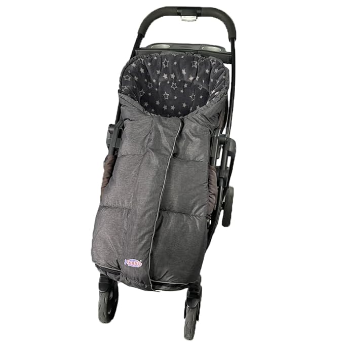 funlife Waterproof Winter Stroller Sleeping Sack,Width Adjustable Stroller Winter Cover Width Adjustable Designed for Kids Growth Stroller Blanket