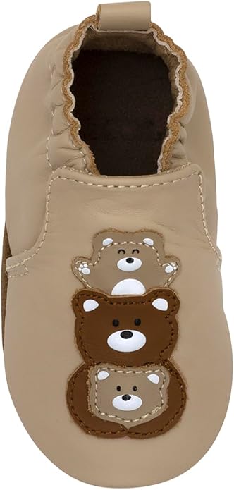 Robeez Baby Boys and Unisex Soft Soles Slip-Resistant Crib Shoes Slippers Moccasins for Infant and Toddler, 0-24 Months