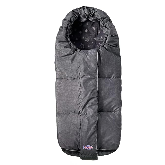 funlife Waterproof Winter Stroller Sleeping Sack,Width Adjustable Stroller Winter Cover Width Adjustable Designed for Kids Growth Stroller Blanket