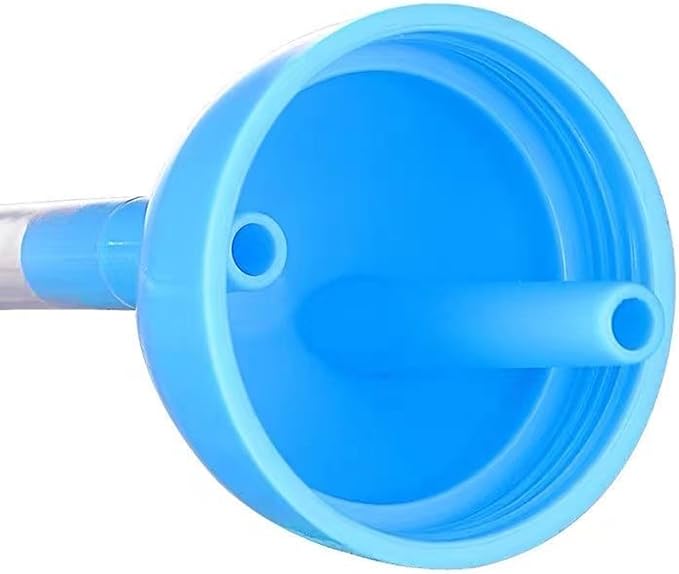 Baby Nasal Cannula with Nose Clip - Anti-Reflux Blue Oxygen Tube for Newborns, Infant Oxygen Therapy & Respiratory Care