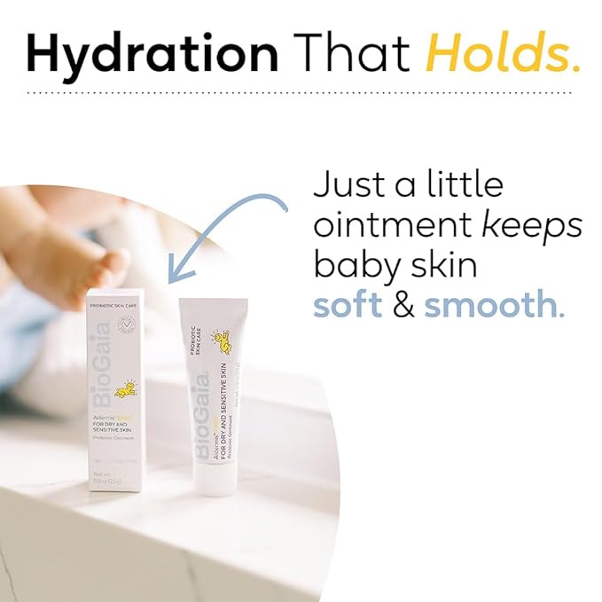BioGaia Baby Probiotic Essentials For Digestive & Skin Health | Drops Ease Colic, Gas & Tummy Issues | Ointment Soothes & Hydrates Dry, Irritated Skin