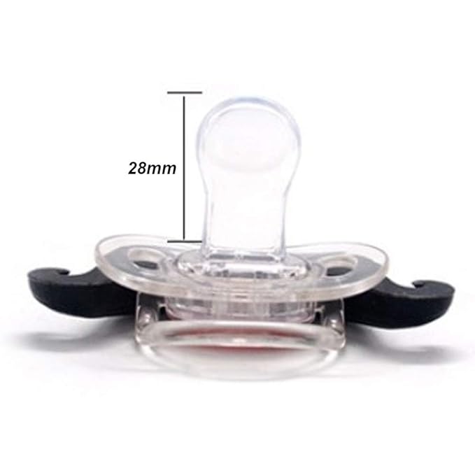 Mustache Newborn Pcifiers for 0-6 Months,Funny Pacifiers for Babies, Mustache Pacifier,Teeth Binky,Gift Pacifiers for Boys and Girls (Colors-05)