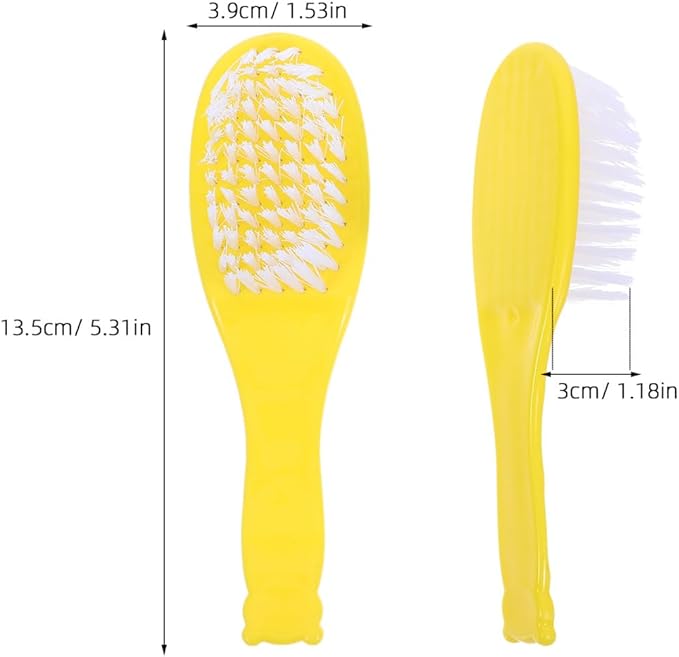 SAFIGLE Baby Hair Brush Set：Soft Bristles Baby Brush and Comb Kit for Newborns Toddlers Boys Girls - Gentle Grooming Essentials Ideal for Cradle Cap, Perfect Infant Registry Gift（4 Colors）