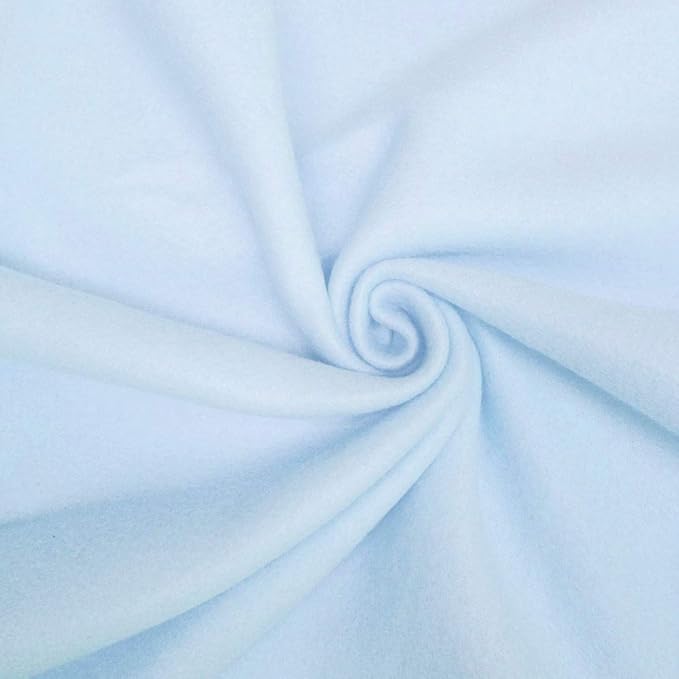 American Baby Company Fleece Blanket (30" x 40") with Silk-Like Satin Trim, Soft, Warm & Cozy, Blue, for Boys and Girls, Perfect for Baby Carrier, Stroller, Travel and Gifting