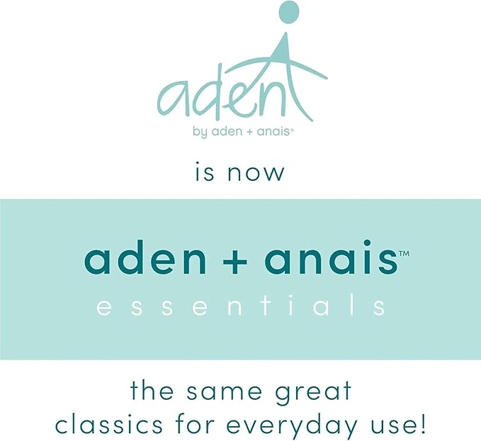 aden + anais Classic Hooded Baby Bath Towel, 100% Terry Cotton, 2 Pack, Dusty