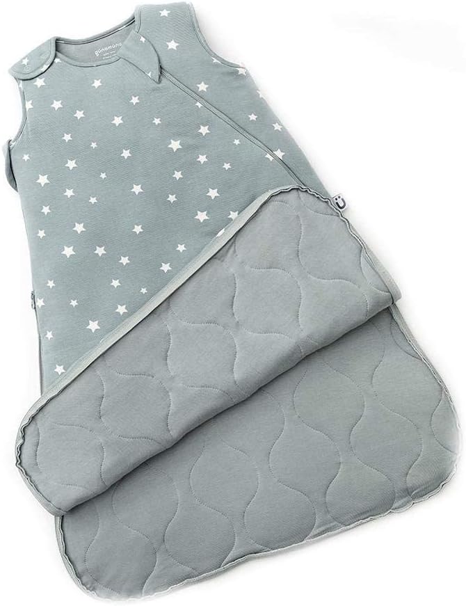 GUNAMUNA Unisex Baby, Toddler Wearable Sleeping Bag Bamboo Rayon, Premium Duvet Sleep Sack, 0.5 TOG