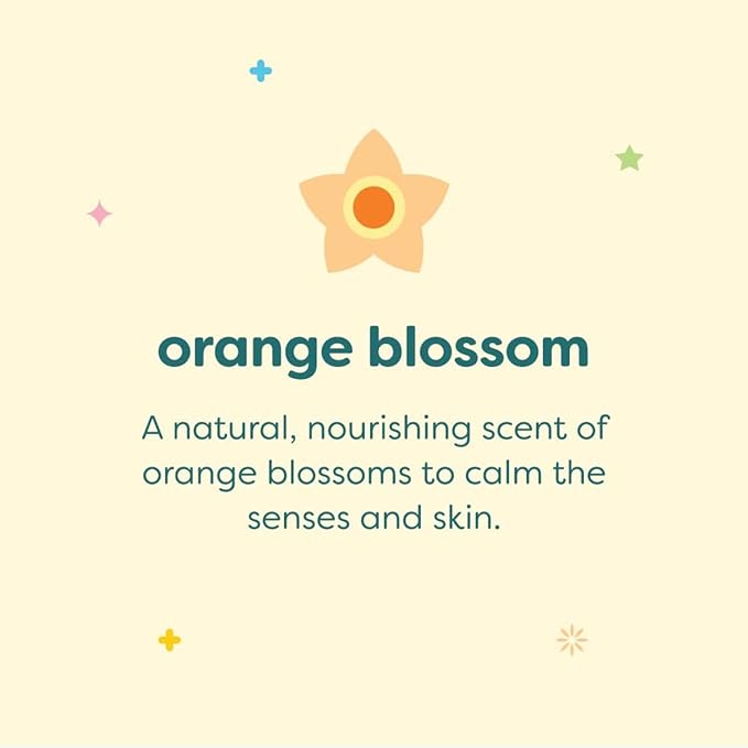 BabyGanics Baby Shampoo + Body Wash Pump Bottle, Orange Blossom, Tear-Free, 16 Fl Oz (Pack of 3), Packaging May Vary