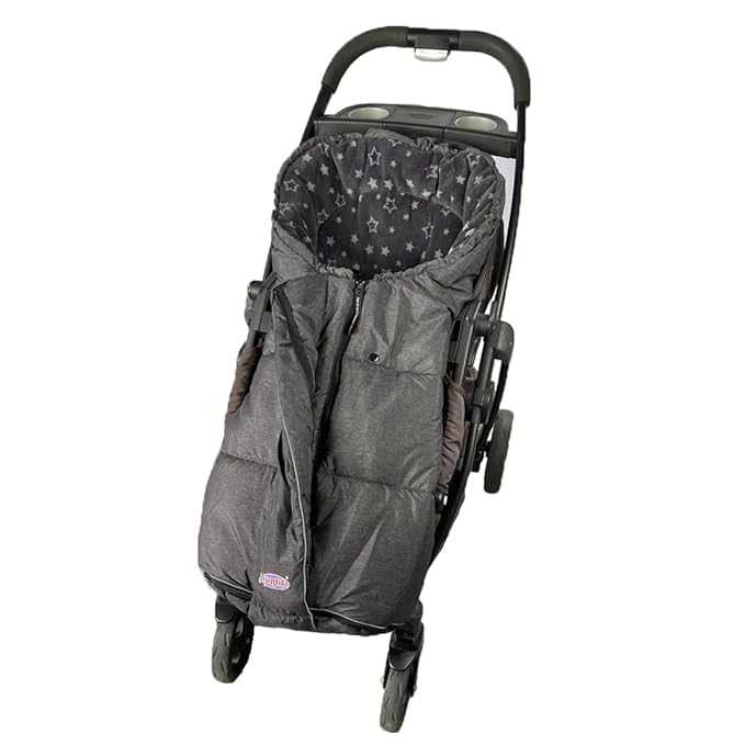 funlife Waterproof Winter Stroller Sleeping Sack,Width Adjustable Stroller Winter Cover Width Adjustable Designed for Kids Growth Stroller Blanket
