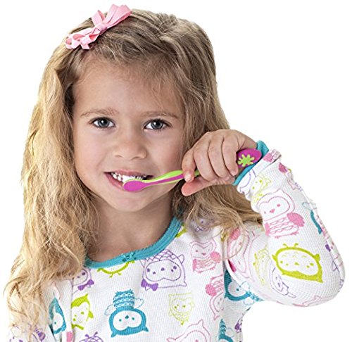 Nuby 4 Stage Oral Care Set System (Pink/Green)