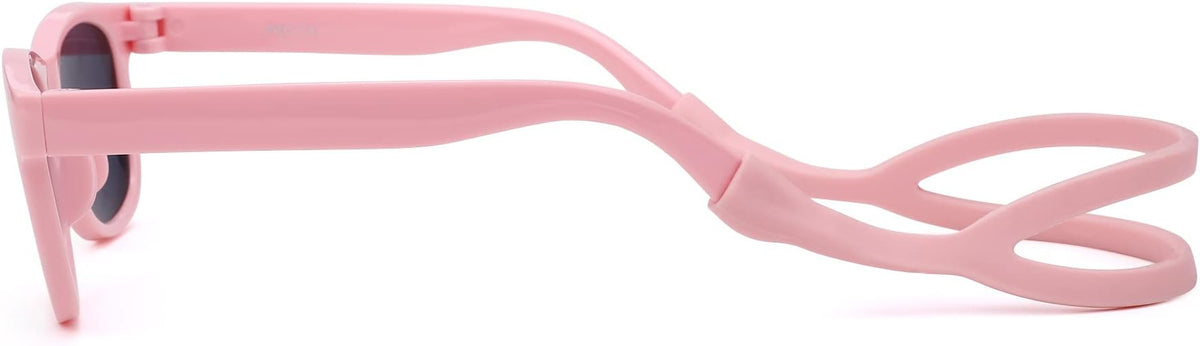 COASION Bendable Flexible Polarized Newborn Baby Sunglasses with Silicon Strap for Infant Boys Girls Age 0-12 Months CA9042
