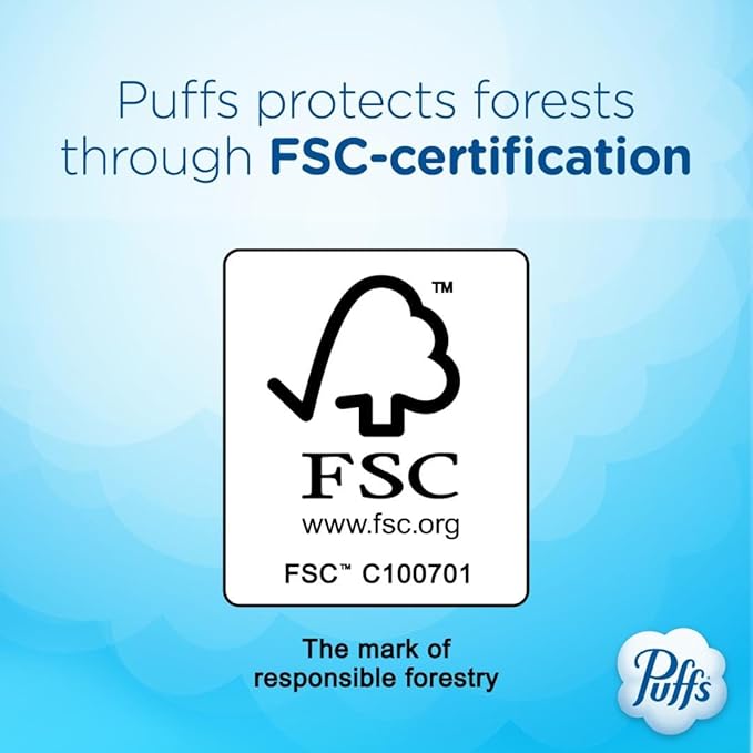 Puffs Ultra Soft Facial Tissues, 24 Family Boxes, 124 Tissues per Box