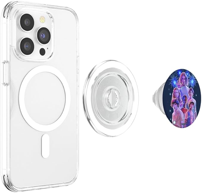 Stranger Things Group Shot Fireworks PopSockets PopGrip for MagSafe