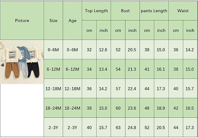 Infant Baby Boy Fall Clothes Set Funny Letter Sweatshirt Pant Outfit Toddler Winter Clothes 6 12 18 Months 2T 3T