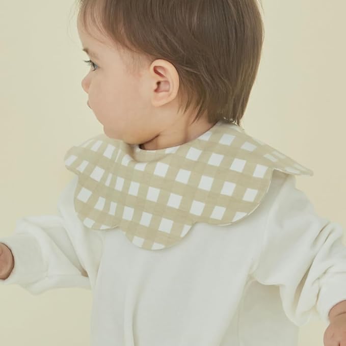 Konny Baby Bibs 3/5/7-Pack Set, 360 ° Rotate, Soft and Absorbent Bandana Drooling for Boys Girls baby Essentials