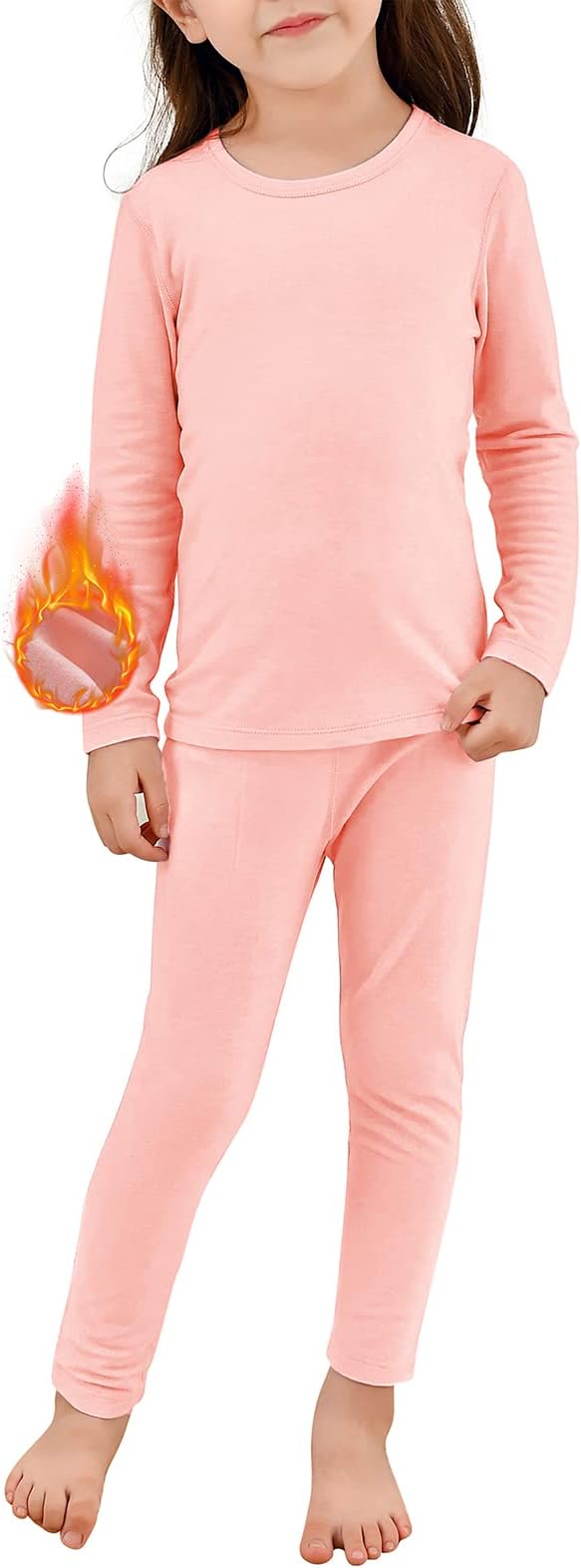 Thermal Underwear for Kids Toddler Winter Base Layer Long Johns Sets for Girls Boys