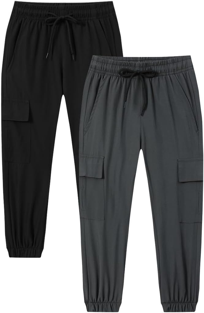 Toddler Boys Cargo Jogger Pants Baby Boys Sweatpants Thin Quick Dry Casual Pull On Pants