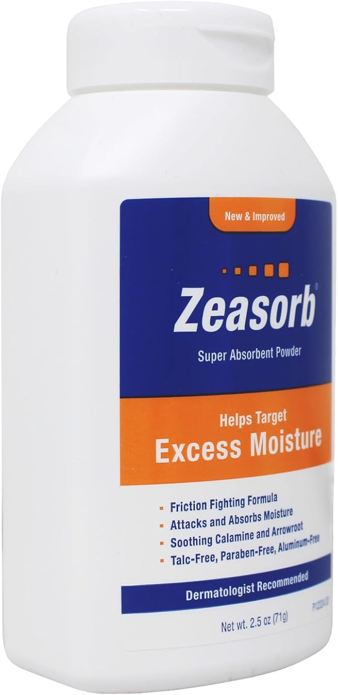 Zeasorb Super Absorbent Powder 2.50oz (Pack of 5)