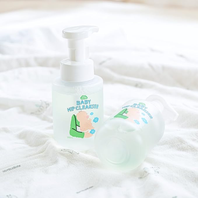 Baby Wash & Shampoo – Made in Korea Tear-Free Head-to-Toe Cleanser for Sensitive Skin (10.1 fl.oz, Bottom Cleanser)