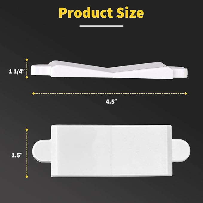 Magnetic Light Switch Guard Cover- PSZEZNZ Light Switch Outlet Covers for Flat Modern Wall Switches-Child Safety Protection(White,4 Piece)