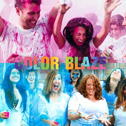 Color Blaze Baby Gender Reveal Color Powder Packets - 75 g Each - 5 of Each Colored Powder - Pink & Blue - For Car & Motorcycle Burnout, Toss, Photoshoot, Party & Festival - Combo Pack of 10