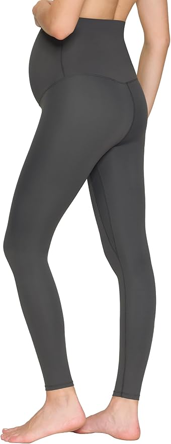 Maternity Leggings Over The Belly - Pregnancy Yoga Pants Soft Workout Leggings