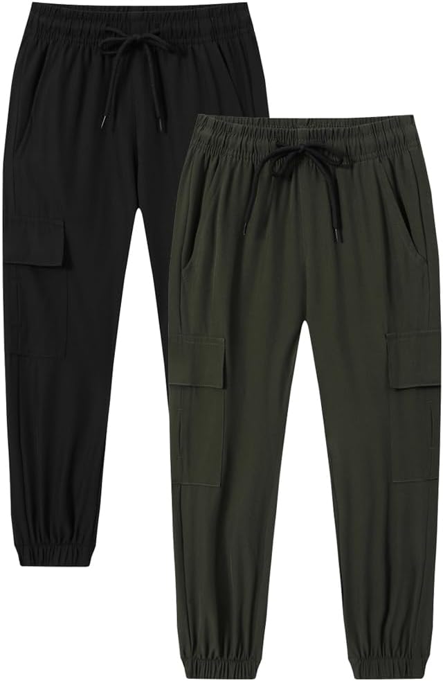 Toddler Boys Cargo Jogger Pants Baby Boys Sweatpants Thin Quick Dry Casual Pull On Pants