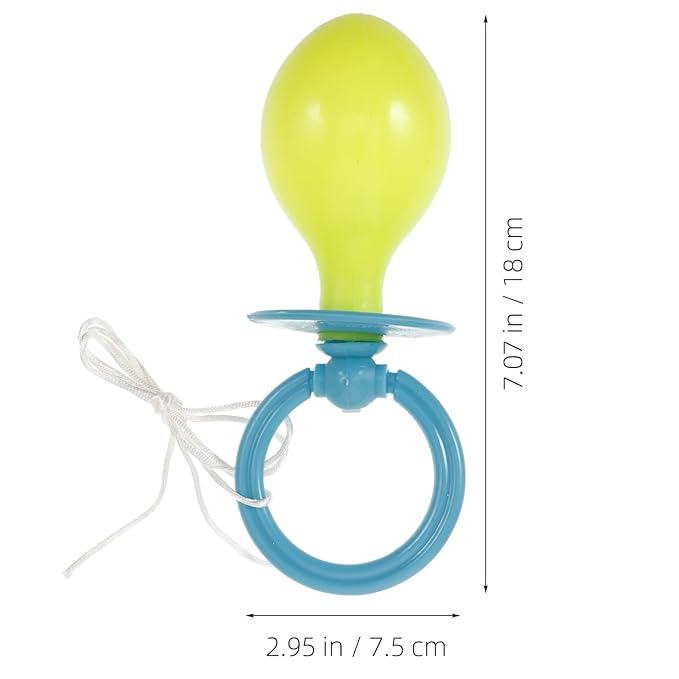 IMIKEYA Halloween Oversized Pacifier for Cosplay Party Decoration, Funny Photo Booth Prop Large Pacifier Novelty Costume Accessory Jumbo Pacifier B