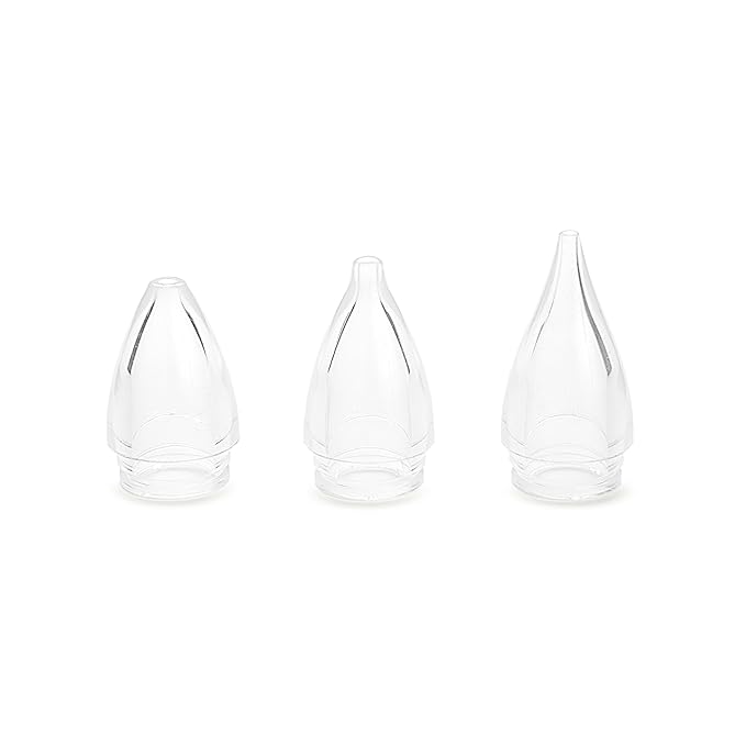 Munchkin® ClearNose™ Baby Nasal Aspirator - No Filters Needed, Gentle Nose Sucker for Baby Snot, Clear/White