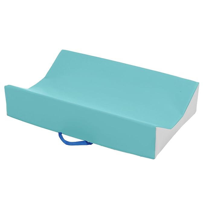 Contoured Portable Baby Changing Pad, Newborn Essentials, Seafoam/Light Grey
