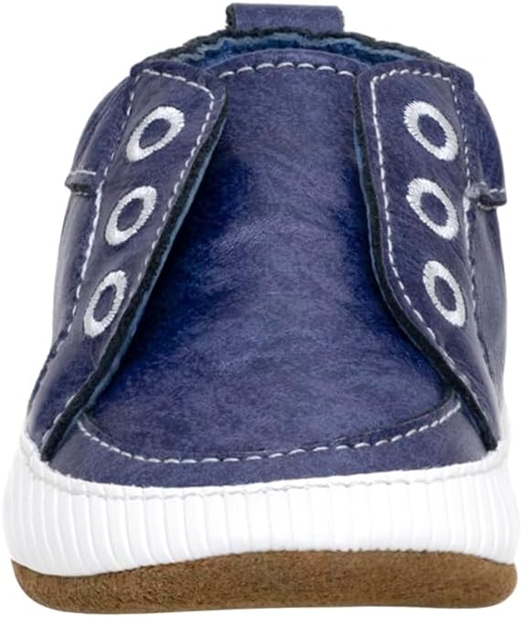Robeez Baby Boys and Unisex Soft Soles Slip-Resistant Crib Shoes Slippers Moccasins for Infant and Toddler, 0-24 Months