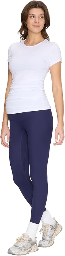 Maternity Leggings Over The Belly - Pregnancy Yoga Pants Soft Workout Leggings