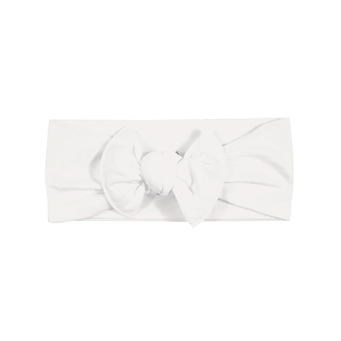 KYTE BABY Rayon Made From Bamboo Bow, (0-3 Months, Cloud)
