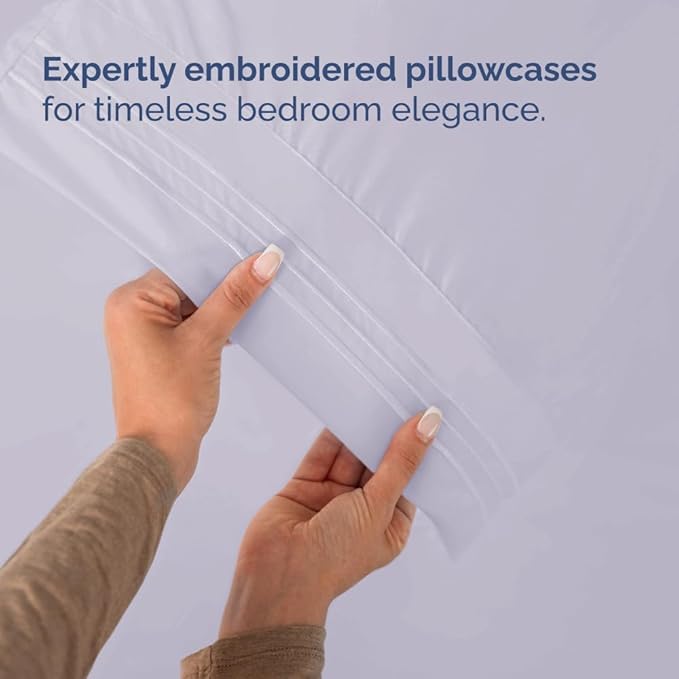 Full XL Size 4 Piece Sheet Set - Comfy Breathable & Cooling Bed Sheets Set - Hotel Luxury Bedding for Women, Men, Kids, Teens, Boys & Girls - Deep Pockets & Wrinkle Free - Oeko-Tex - Light Lavender