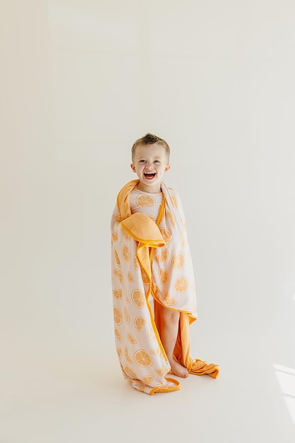Copper Pearl Three-Layer Baby Blanket: Soft Quilt for Boys and Girls | Breathable, Cozy Toddler Blanket | 46x46 Premium Polyester/Rayon | Cutie