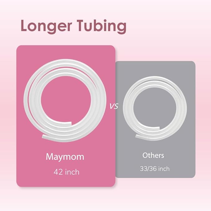 Maymom Pump Parts Compatible with Spectra S1 S2 9 Plus Breastpumps Backflow Protector Duckbill Valve Tube Not Original Spectra Replacement Pump Parts