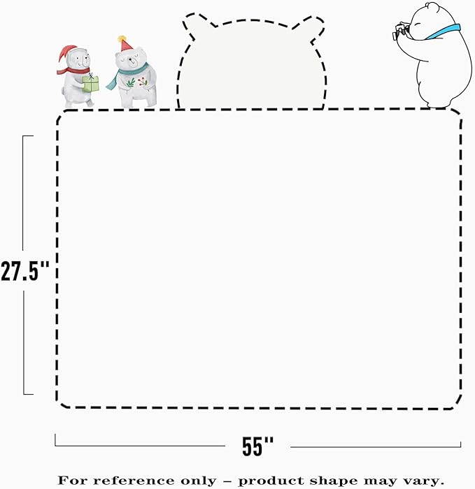 Toddler Bath Towel Baby Towels with Hood 27.5"X55" Ultra Absorbent Soft Bathrobe Blanket Kids Shower Towel for Girls and Boys (Pearl)