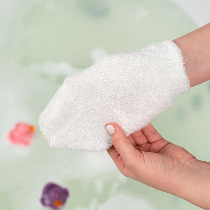 Hypoallergenic Natural Baby Sponge & Wash Cloth Set for Bath — Ultra-Soft, Gentle, Safe for Newborns, Infants & Sensitive Skin