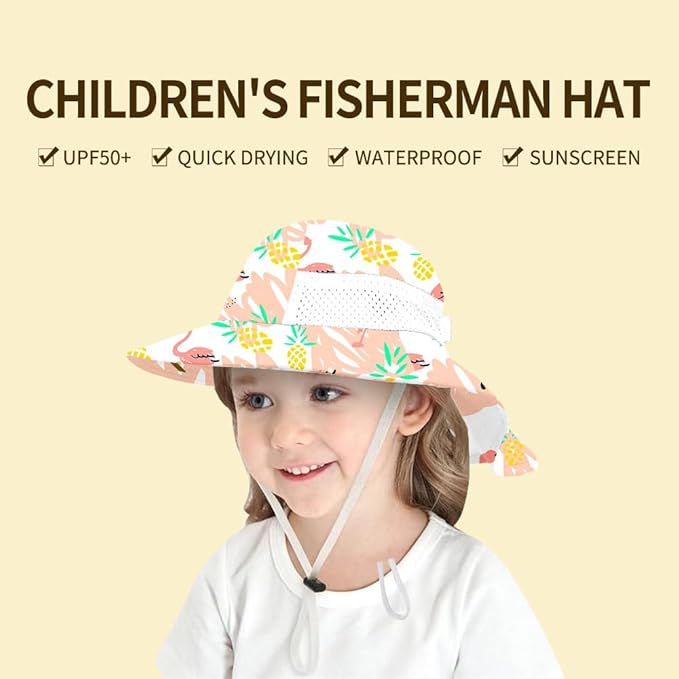 Baby Sun Protection Hat for Infant Toddlers Boys Girls UPF 50+ Sunhat for Outdoor Beach Swim