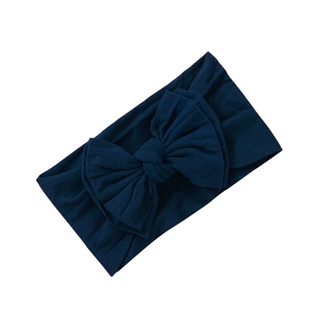 Mookiraer Baby Girls Headbands with Bows Handmade Hair Accessories Stretchy Hairbands for Newborn Infant Toddler Baby Essentials (Double Bows 12pcs)