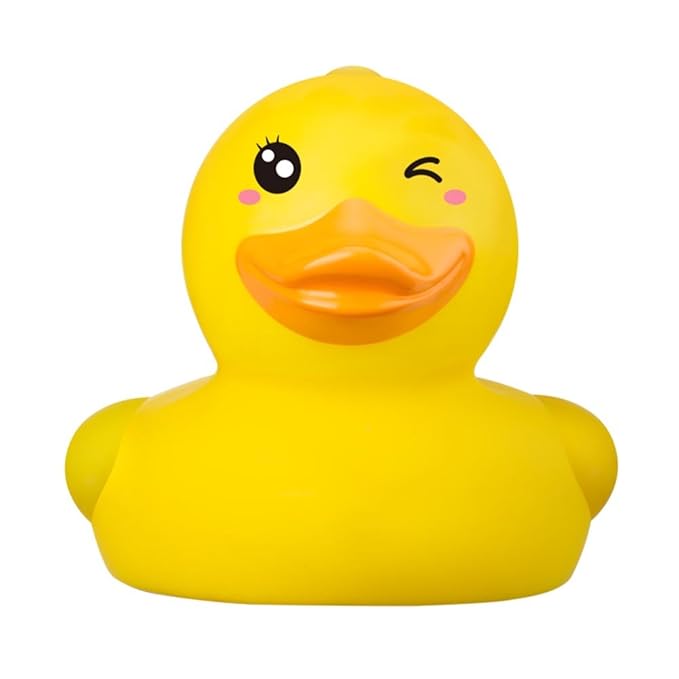 b&h Baby Bath Thermometer, The Infant Bath Floating Toy Safety Temperature Water Thermometer, Baby Bath Essentials (Winking Duck)