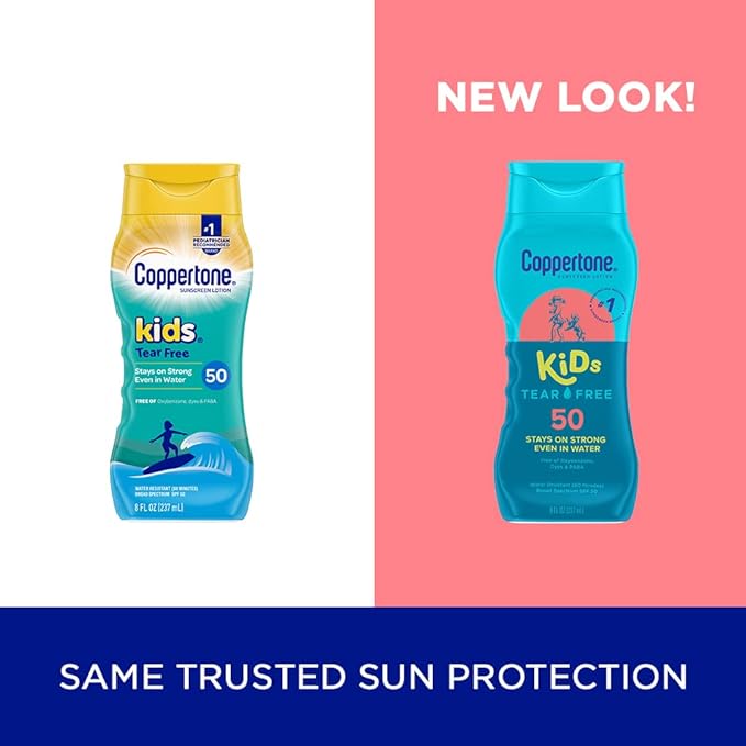 Coppertone Kids SPF 50 Tear Free Lotion (8 Fluid Ounce)
