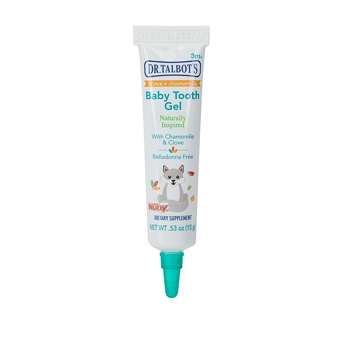 Dr. Talbot's Baby Tooth Gel for Sore Gums, Naturally Inspired, .53 Oz, Benzocaine Free, Belladonna Free